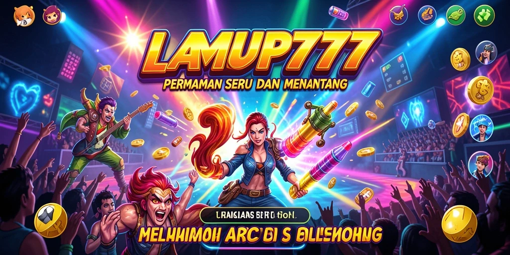 Screenshot dari gameplay seru LAMPU777 di level menantang.