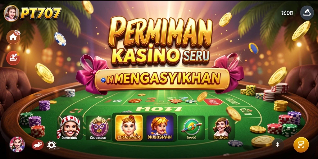 Tampilan gameplay PT707 yang menarik dan interaktif.