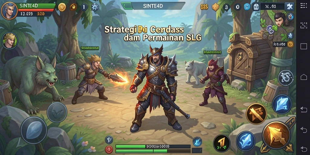 Tampilan menarik dari gameplay SINTE4D yang penuh strategi.