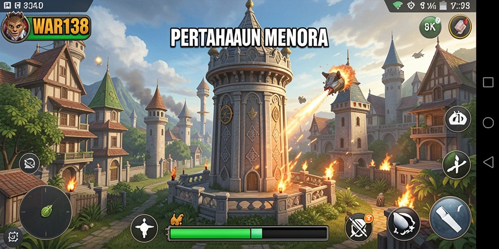 Tampilan gameplay WAR138 yang memukau dan mendebarkan.